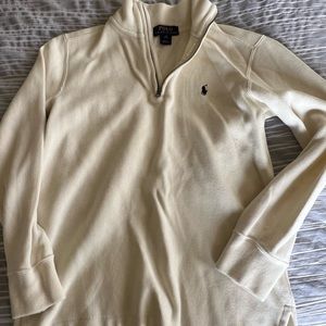 Boys Ralph Lauren 3/4 zip sweater